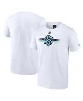 Men's Fanatics White Seattle Kraken Authentic Pro Secondary Replen T-shirt