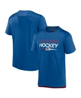 Men's Fanatics Blue Colorado Avalanche Authentic Pro Tech T-shirt