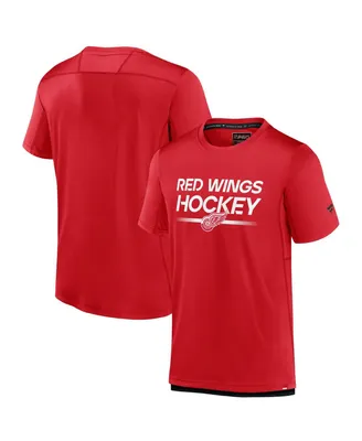 Men's Fanatics Red Detroit Red Wings Authentic Pro Tech T-shirt