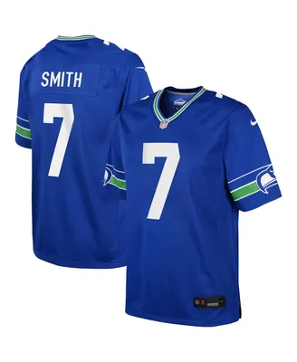 Big Boys Nike Geno Smith Royal Seattle Seahawks Game Jersey