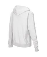 Women's Colosseum White Ohio State Buckeyes Arch & Logo Pullover Hoodie