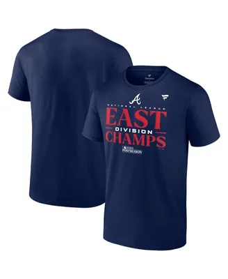 Men's Fanatics Navy Atlanta Braves 2023 Nl East Division Champions Locker Room T-shirt