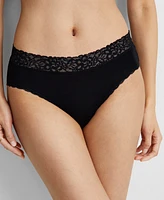 State of Day Women's Cotton Blend Lace-Trim Hipster Underwear, Created for Macy's