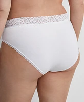 State of Day Women's Cotton Blend Lace-Trim Hipster Underwear, Created for Macy's