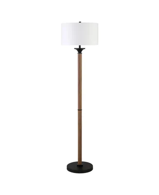 Delaney 66" Tall Floor Lamp with Linen Shade