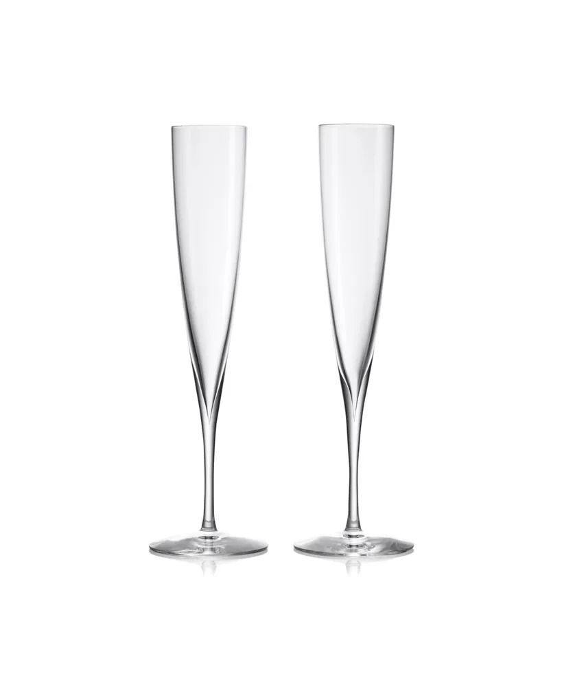 Waterford Elegance Trumpet Flute Glasses, Set of 2