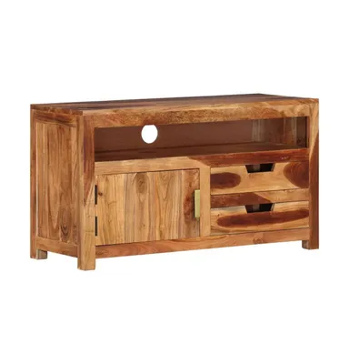 Tv Stand 35.4"x13.6"x19.7" Solid Wood Acacia
