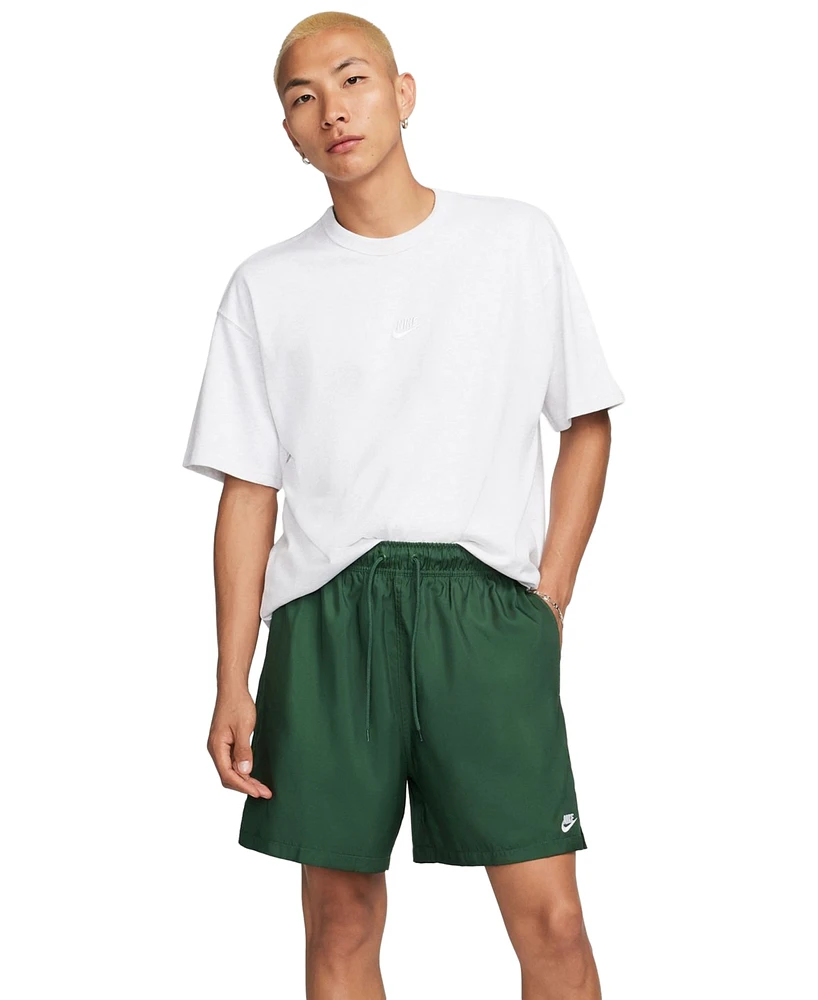 Nike Men's Club Flow Relaxed-Fit 6" Drawstring Shorts