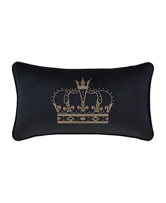 J Queen New York Townsend Crown Boudoir Decorative Pillow, 15" x 20"