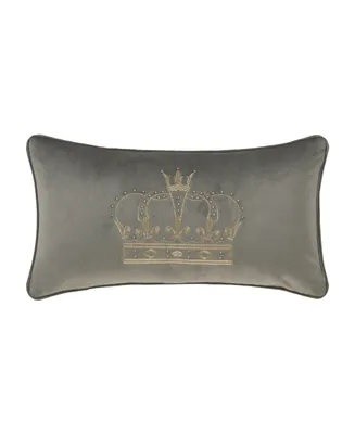 J Queen New York Townsend Crown Boudoir Decorative Pillow, 15" x 20"