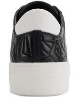 Karl Lagerfeld Paris Cate Box Lace-Up Low-Top Sneakers