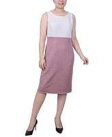 Ny Collection Petite Two Piece Jacket and Dress Set