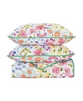 J by J Queen Jules Wildflower -Pc Quilt Set