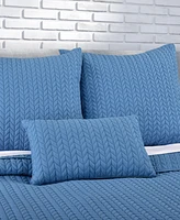 J by Queen Cayman Quilted Decorative Pillow