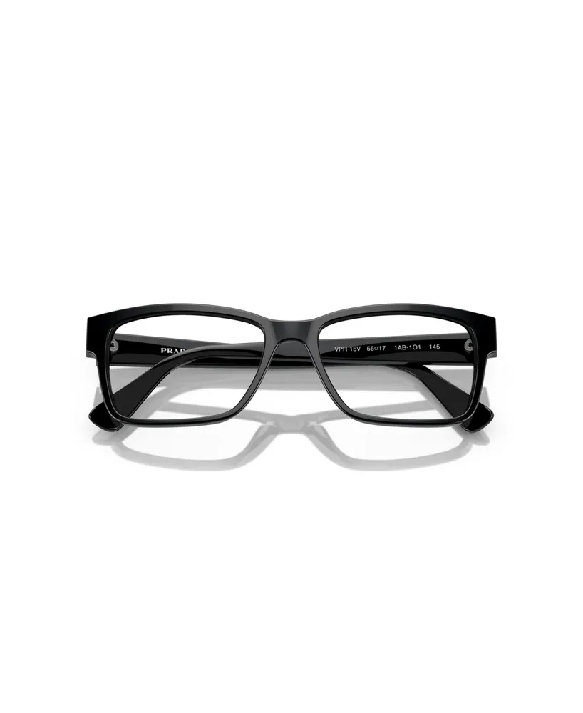 Prada Pr 15VV Men's Rectangle Eyeglasses