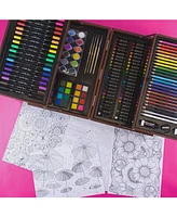 Art 101 Deluxe Art Doodle Wood Art Set, 168 Pieces