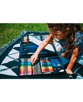 Art 101 Budding Artist Pop-up Easel Doodle Color Art Set, 150 Pieces