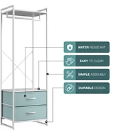 Sorbus Clothing rack with 2 drawers.