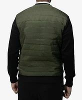 X-Ray Men's Lightly Padded Hybrid Sweater Jacket