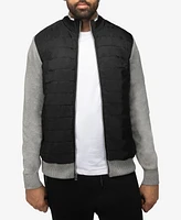 X-Ray Men's Lightly Padded Hybrid Sweater Jacket