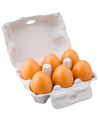 New Classic Toys Wooden Eggs 6 Pieces, Imagination Play