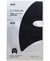 Cardon Bamboo Charcoal Mask + Beard Oil, 4-Pk.
