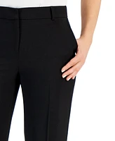 Anne Klein Women's Grace Mid Rise Straight-Leg Ankle Pants