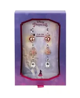 Disney Kid's Princess Beauty and The Beast Multi Earring Set