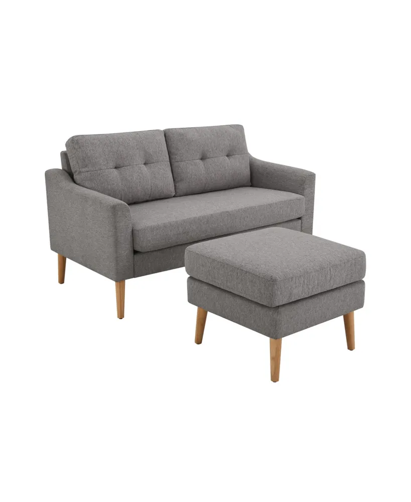 Serta Astrid 56" 2-Pc. Loveseat and Ottoman Set