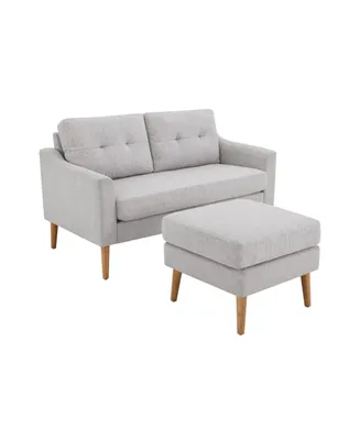 Serta Astrid 56" 2-Pc. Loveseat and Ottoman Set