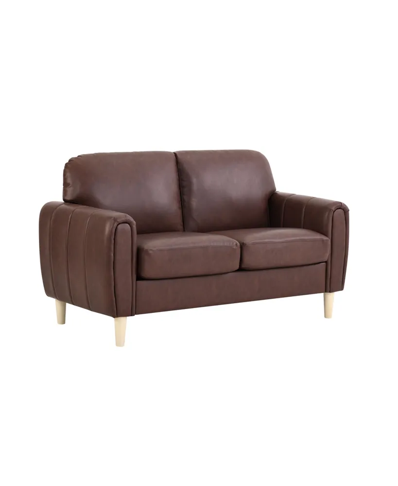 Serta Gorm 58" Faux Leather Loveseat