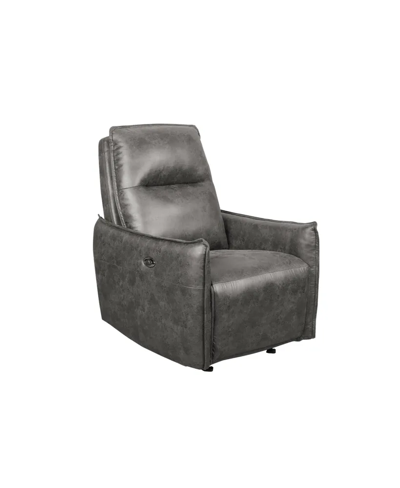 Relax A Lounger Tyr 32" Faux Leather Power Recliner with Usb Port