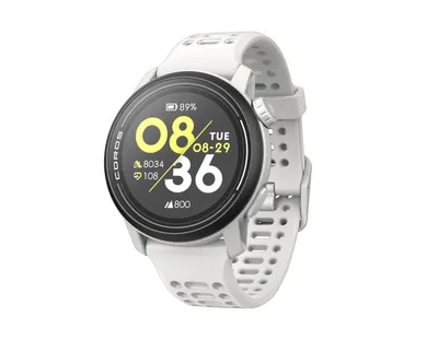 Coros Pace 3 Gps Sport Watch White w/ Silicone Band White Unisex