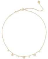 Kendra Scott Haven Heart Crystal Choker Necklace, 16" + 3" extender