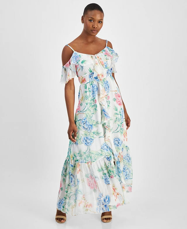 guess floral maxi dress Marciano BY GUESS Women's sunset Dress