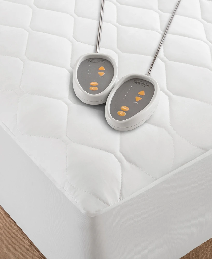 Beautyrest Secure Comfort Electric 3M-Scotchgard Mattress Pad, Queen