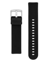 WITHit Black Silicone Woven Band Compatible with Fitbit Charge 5 and 6