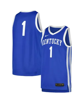 Men's Nike #1 Royal Kentucky Wildcats Replica Jersey