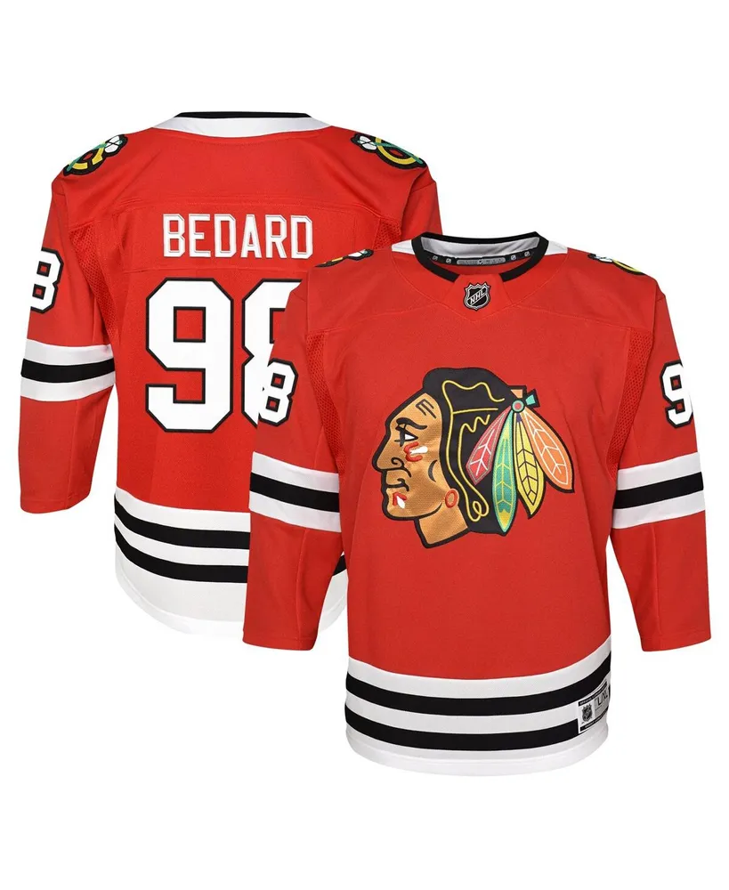 Big Boys Connor Bedard Red Chicago Blackhawks Home Premier Player Jersey