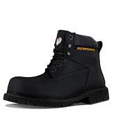 Berrendo Men's 6” Steel Toe Work Boots for Men – Electrical Hazard Oil and Slip Resistant