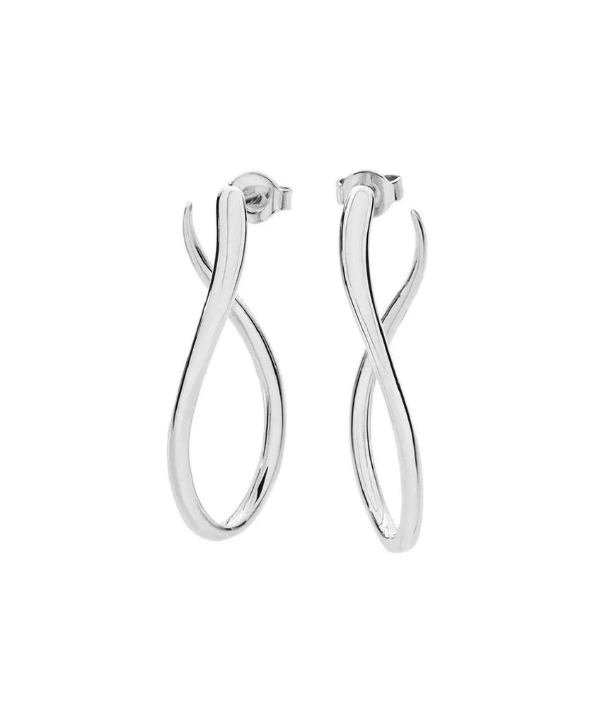 Melting Drop Hoops Earrings