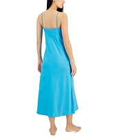 I.n.c. International Concepts Women's Lace-Trim Satin Nightgown