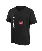 Big Boys Nike Zach LaVine Black Chicago Bulls 2023/24 City Edition Name and Number T-shirt