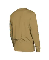 Men's New Era Tan Charlotte Hornets 2023/24 City Edition Long Sleeve T-shirt