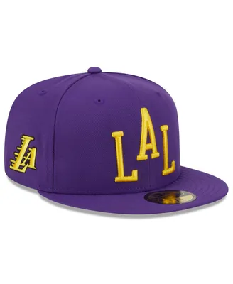 Men's New Era Purple Los Angeles Lakers 2023/24 City Edition Alternate 59FIFTY Fitted Hat