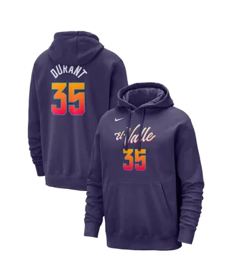 Men's Nike Kevin Durant Purple Phoenix Suns 2023/24 City Edition Name and Number Pullover Hoodie