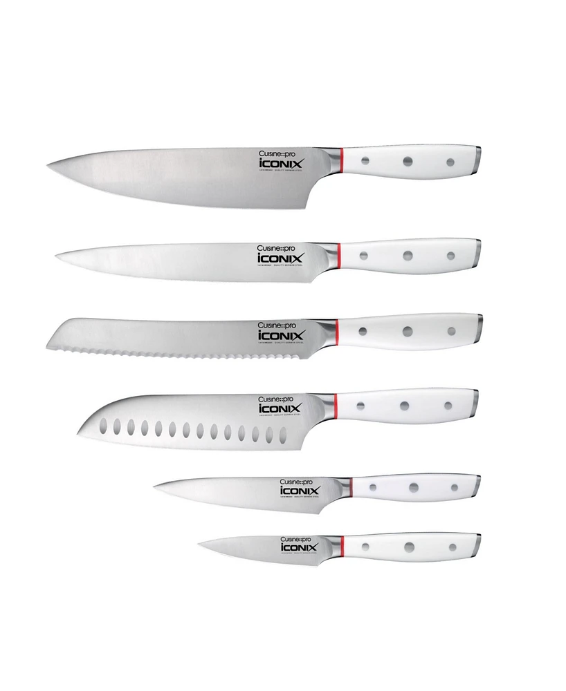 Cuisine::pro iconIX Straub Steel 7 Piece Knife Block Set