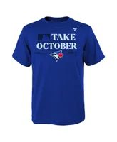 Big Boys Fanatics Royal Toronto Blue Jays 2023 Postseason Locker Room T-shirt