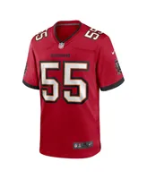 Men's Nike Derrick Brooks Red Tampa Bay Buccaneers Retired Player Game Jersey