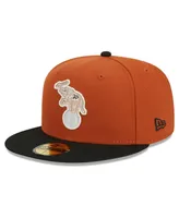 Men's New Era Orange, Black Oakland Athletics 59FIFTY Fitted Hat